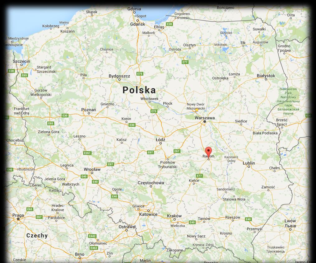 Radom miasto na prawach powiatu w centralno-wschodniej Polsce, w województwie mazowieckim, położone nad rzeką Mleczną jest to największy ośrodek miejski w
