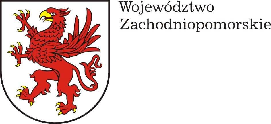 c. Herb Województwa Zachodniopomorskiego Herb z czerwoną sylwetką Gryfa jest podstawowym symbolem