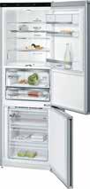 100 www.bosch-home.pl Chłodziarko-zamrażarki NoFrost, VitaFresh 203 203 LED LED Home Connect Ready AntiFingerprint Home Connect Ready NoFrost NoFrost Dostępna od IV kwartału 2017. NOWOŚĆ!