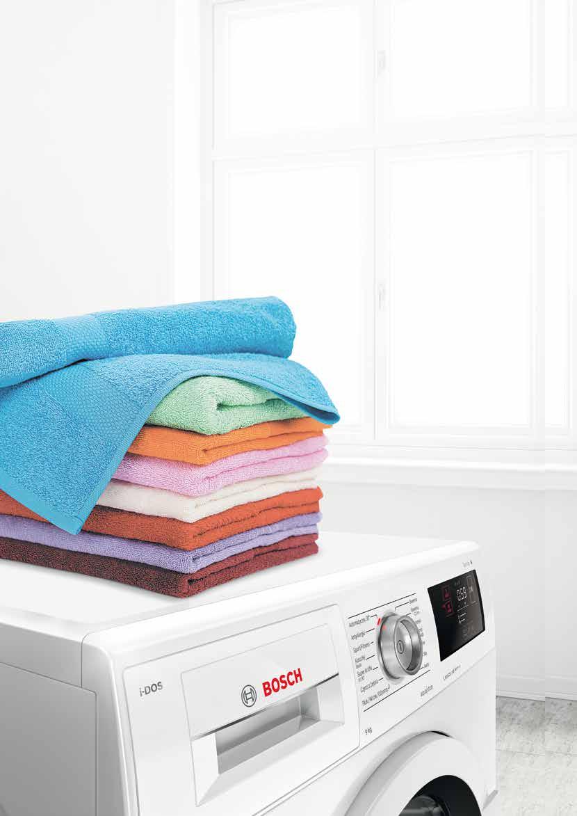 14 www.bosch-home.pl Pralki VarioPerfect z systemem automatycznego dozowania i-dos. Nie musisz już martwić się o właściwą ilość detergentu!