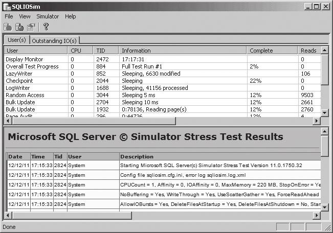 24 Rozdział 1: Planowanie i wykonywanie instalacji SQL Server 2012 aktywność odczytu, zapisu, ustawiania punktów kontrolnych, tworzenia kopii zapasowych, sortowania i odczytu z wyprzedzeniem dla