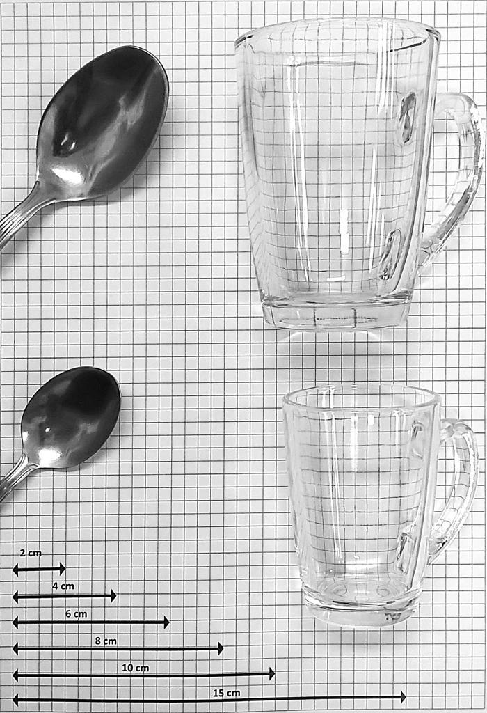 1 łyżka pojemność 10 ml 1 szklanka pojemność 200 ml 1