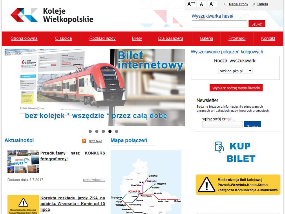 powodować tzw. efekt jąkania polegający na kilkukrotnym odczytaniu tej samej informacji. Kod HTML zawiera błędy. koleje-wielkopolskie.com.pl skm.pkp.