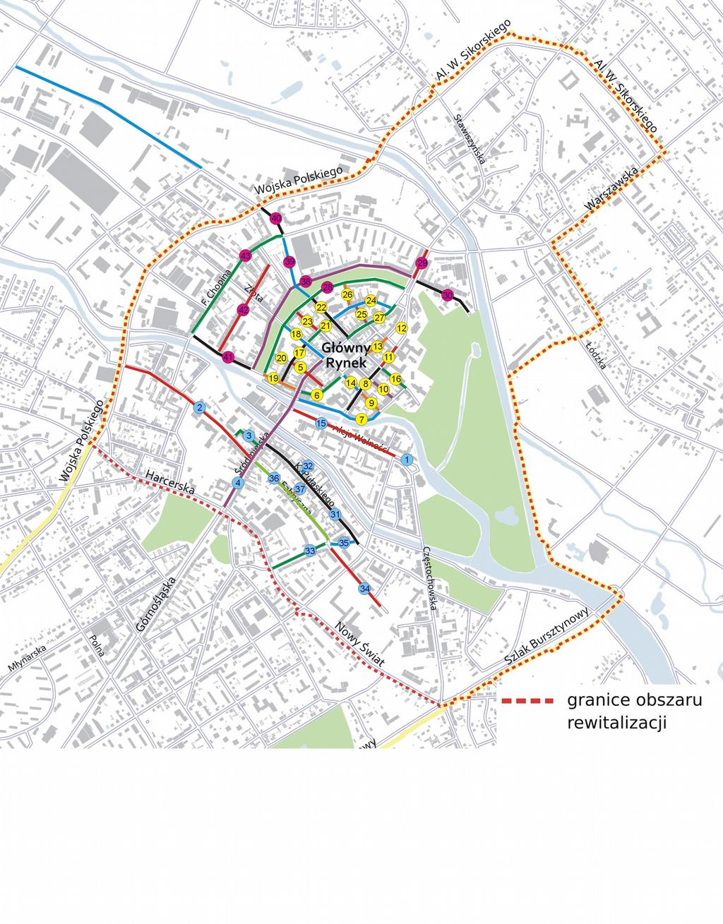 34 3 3 3 3 39 40 41 42 43 Rumińskiego Pułaskiego Fabryczna łącznik Fabryczna Joselewicza Babina Nowy Rynek Majkowska Wodna Ciasna Chopina SUMA 1 0 1 2 24 1 2 2 199 2 1 2 3 1 Tabela.