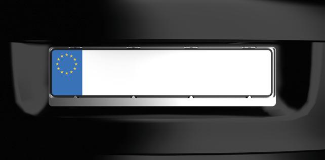 Nummernschild für Kennzeichengröße: 520 x 114 mm Der Kennzeichenhalter CATALUNYA wird aus sehr beständigem ABS-Kunststoff