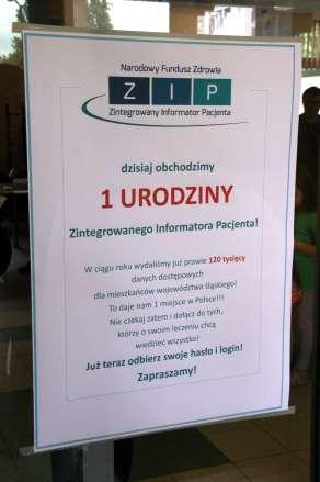 Katowice, 30 czerwca 2014 r. ZIP obchodzi pierwsze urodziny 1 lipca 2014 r. Zintegrowany Informator Pacjenta obchodzi swoje pierwsze urodziny.