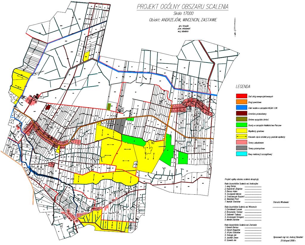 PROW 2007-2013, Obiekt : Andrzejów, Wincencin, Zastawie gm.