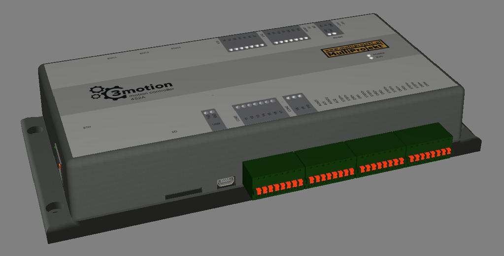 Instrukcja obsługi Część 1 HARDWARE + SOFTWARE wieloosiowy sterownik ruchu 3Motion 4S2A wersja 02.