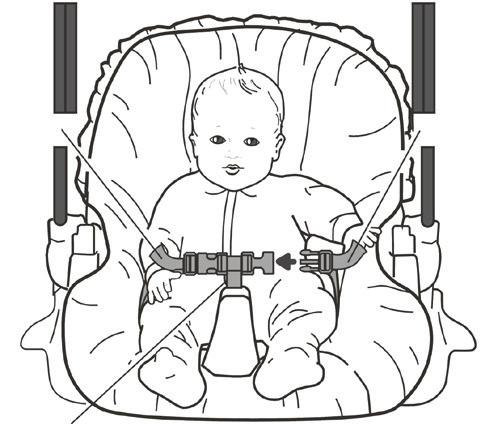 EN Note Always use seat belts to prevent injuries or death of the child as a result of falling out of the swing. Do not treat the small table as a safety rail.