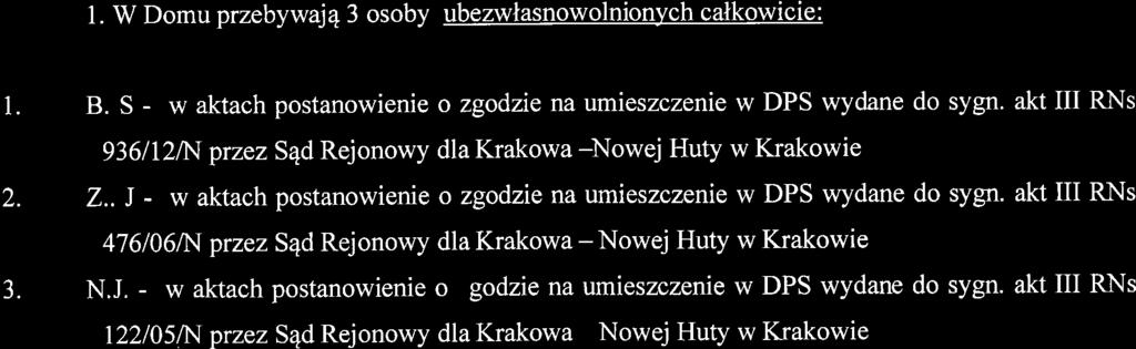 somatycznie choryc[ w przeciwienstwie do jednostki macierzystej na os. Szkolnym 28 przeznaczonej dla os6b przewlekle psychicznie chorych. Plac6wka na.os'sportowym 9 dysponuje 45 miejscami.