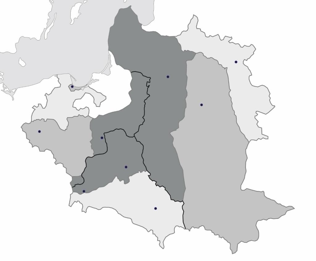 Mapa i tabela do zadania 13.