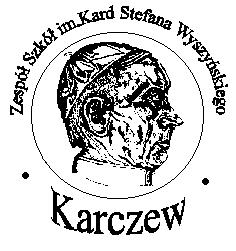 ZESPÓŁ SZKÓŁ im. Ks. Kard. Stefana Wyszyńskiego w KARCZEWIE 05-480 Karczew, ul. Stefana Wyszyńskiego 4 sekr. tel./fax 22 788 24 00 zskarczew_sekretariat@op.pl www.zskarczew.edupage.