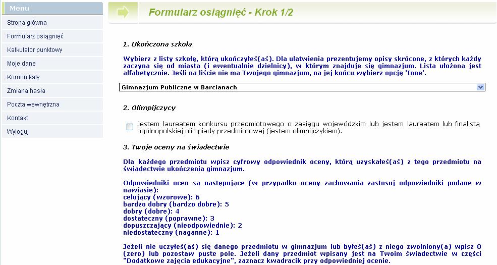 Poradnik dla kandydatów do szkół ponadgimnazjalnych, W przypadku, gdy chciałbyś zmienić swoją listę preferencji (zmienić kolejność oddziałów na liście, lub dodać nowe oddziały), już po zweryfikowaniu