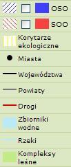 szczególnym uwzględnieniem obszarów sieci ekologicznej NATURA 2000 (obszary siedliskowe (SOO) i obszary ptasie (OSO), zarówno te wyznaczone jak i planowane -shadow list) oraz innych obszarów objętych