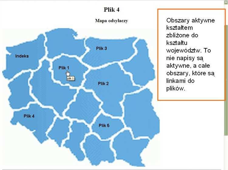 Podczas wyznaczania wielokąta naleŝy uwzględnić kilka wierzchołków, aby obszar aktywny był w miarę dokładnie odwzorowany.