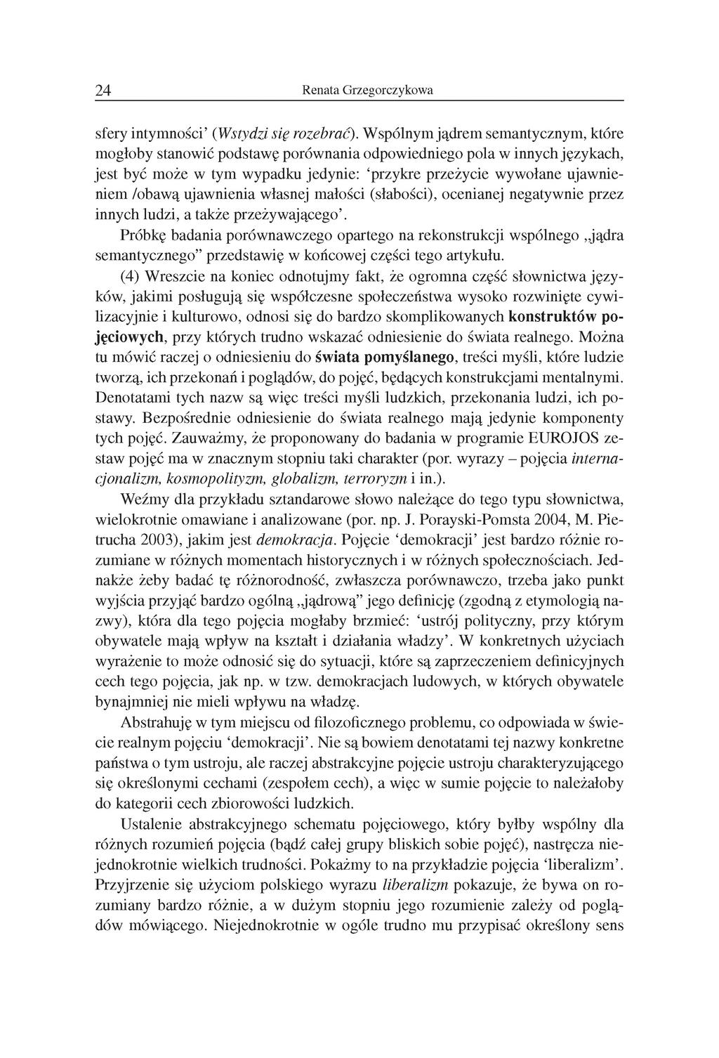 24 Renata Grzegorczykowa sfery intymności (Wstydzi się rozebrać).