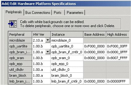 pl/~jamro/opb skopiować (i rozpakować) do katalogu pcores moduł: apsi, opb_epp, opb_sram, util_clkdiv oraz dane do tego tutorialu (dane do tego tutorialu znajdują się zaraz po opisie tego tutorialu w