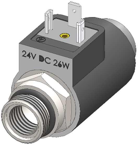 Fabryka Aparatury Elektromechanicznej FANINA S.A. 10 ELEKTROMAGNESY DO HYDRAULIKI EMSG-37 Sterowanie rozdzielaczami hydraulicznymi w instalacjach hydrauliki siłowej.