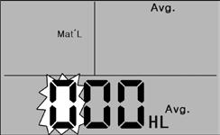 Wciskać przycisk przez około 2 sekundy aż wartość mrugająca czasu uderzenia wyniesie 0 (Rys. 4.1).