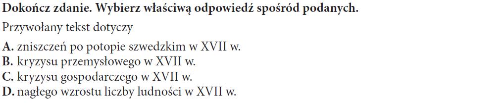 społeczno-gospodarczego Rzeczypospolitej w II połowie XVII w.