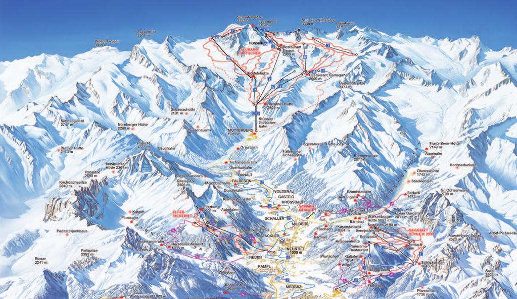 PRZEWODNIK ZIMA 2010/2011 ZIMA 2010/2011 AUSTRIA STUBAI Austria 11 OPIS KIERUNKU Stubai to miejscowość dobra dla: ceniących komfort średniozaawansowanych narciarzy początkujących narciarzy Atuty: