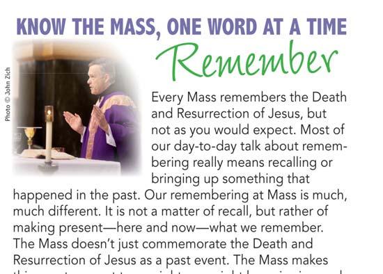 St. Mary s Parish News March 24, 2013 Palm Sunday of the Passion of The Lord Luke 22:14 23:56 (shorter form: Luke 23:1-49) From the cross, Jesus speaks words of forgiveness and promises that the good