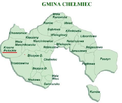 II. CHARAKTERYSTYKA MIEJSCOWOŚCI KRASNE POTOCKIE 1.