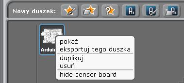 Gdy program będzie wgrany, diody RX i TX na Arduino powinny zacząć migać bardzo szybko, co świadczy o ciągłym przesyłaniu informacji między Arduino a S4A.