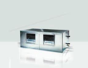 DK - DN JEDNOSTKA WEWNĘTRZNA DK 125 KLIMATYZATORY KANAŁOWE 11 modeli od 12,0 kw do 83,0 kw Sterownik ścienny RCW2 JEDNOSTKA WEWNĘTRZNA DK 205-255-305-405-505-605 ZALETY