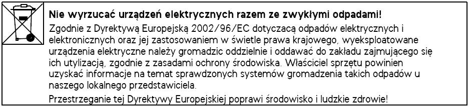 DYMY I GAZY - mogą być niebezpieczne dla zdrowia. Nie trzymać głowy w strumieniu dymu. Zapewnić wentylację ogólną oraz odciąganie dymów i gazów ze strefy oddychania operatora.