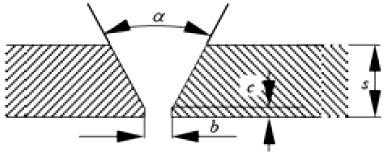 spawalniczego,. gdzie: V 1 2 s b ( s c) tg (11) 2 V 2 / 3 Δs - wysokość nadlewu spoiny, mm; W 2 - szerokość lica spoiny, mm; W 2 =W 1 +(2 4).