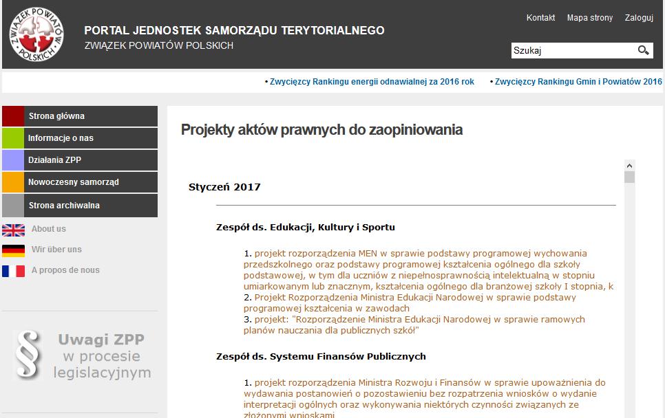 L.P. 67 68 69 Instytucja przedkładająca Edukacji Narodowej Edukacji Narodowej Rozwoju Tytuł projektu aktu prawnego Projekt rozporządzenia Ministra Edukacji Narodowej w sprawie podstawy programowej