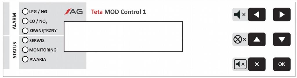 Poniżej opisano funkcje wyjść przekaźnikowych Modułu Jednostki Sterującej Teta MOD Control 1.