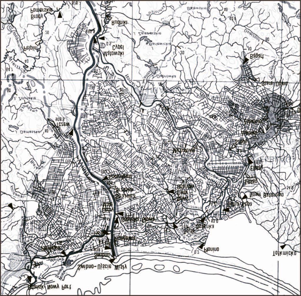Vegetation of watercourses and their margins... 7 on the south and Pojezierze Kaszubskie and Starogardzkie on the west, by many specific features.