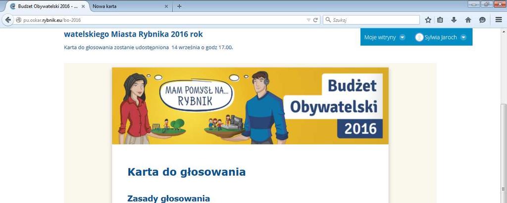 Instrukcja głosowania przez Internet - NOWE 1.