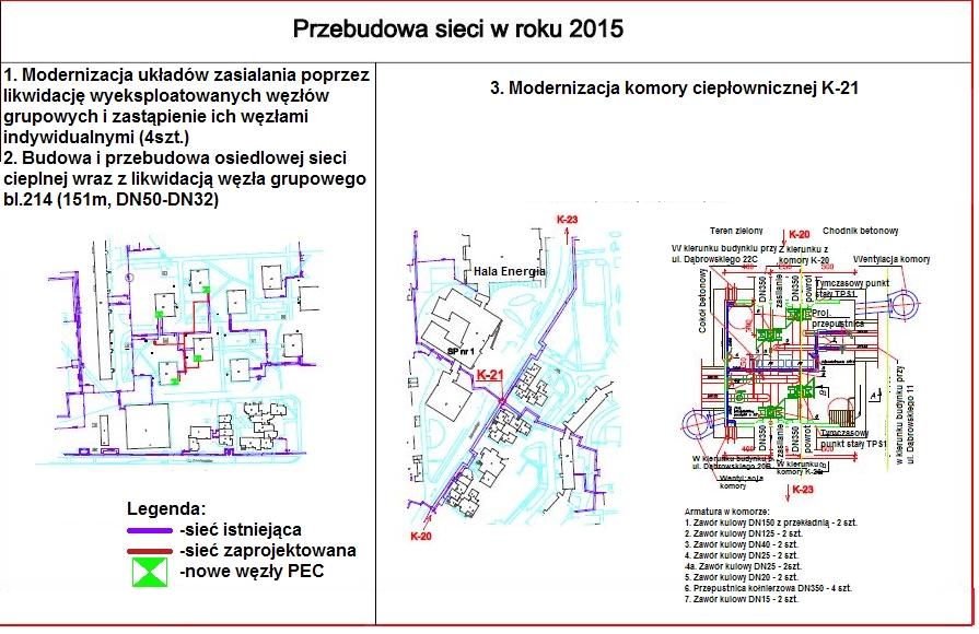 Na mapach 17 i 18 przedstawiono inne najważniejsze inwestycje zrealizowane