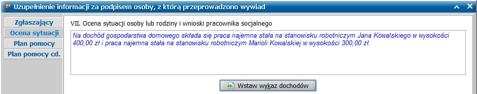 gospodarującym osobom, które wcześniej miały nieustalony dochód, również