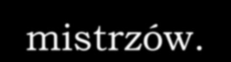 Ustalenie kryteriów oceny zawodników 1.