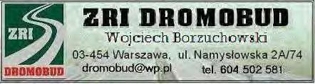 Inwestor: Zarząd Dróg Powiatowych w Wysokiem Mazowieckiem 18-200 Wysokie Mazowieckie ul. 1 Maja 8 Jednostka projektowa: Adres obiektu: woj. podlaskie gmina Nowe Piekuty m. Jabłoń Kościelna, m.