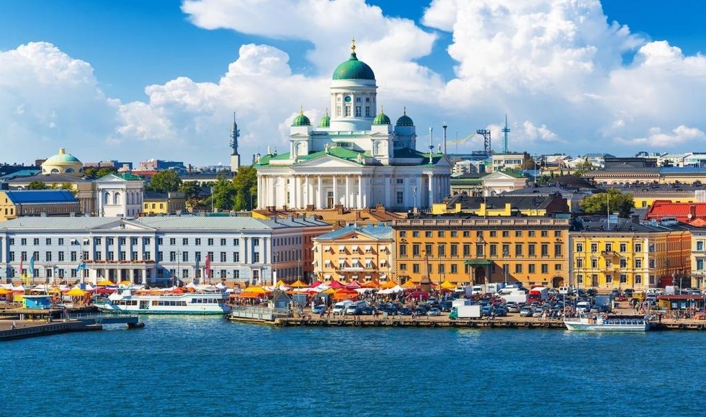 Pyt.9. HELSINKI - Stolica i największe miasto FINLANDII oraz regionu Uusimaa.