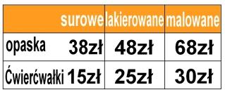 drewniana malowana bezsęczna (OM) 239zł eny podane są w netto,uszczelka jest wliczona w cenę.