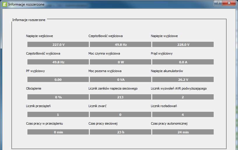 ECO Pro AVR CDS NOWE MOŻLIWOŚCI MONITORINGU I KONFIGURACJI UPS-A Instalacja autorskiego oprogramowania PowerSoft (na Windows i Linux) otwiera szerokie możliwości monitoringu i konfiguracji zasilaczem