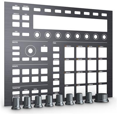 maschine 13459 MASCHINE CUSTOM KIT smoked graphite 299 DOPASUJ MASCHINE DO SWOJEGO STYLU Z zestawem CUSTOM dostępnym w pięciu zestawach kolorystycznych, możesz teraz tuningować swojego MASCHINE.
