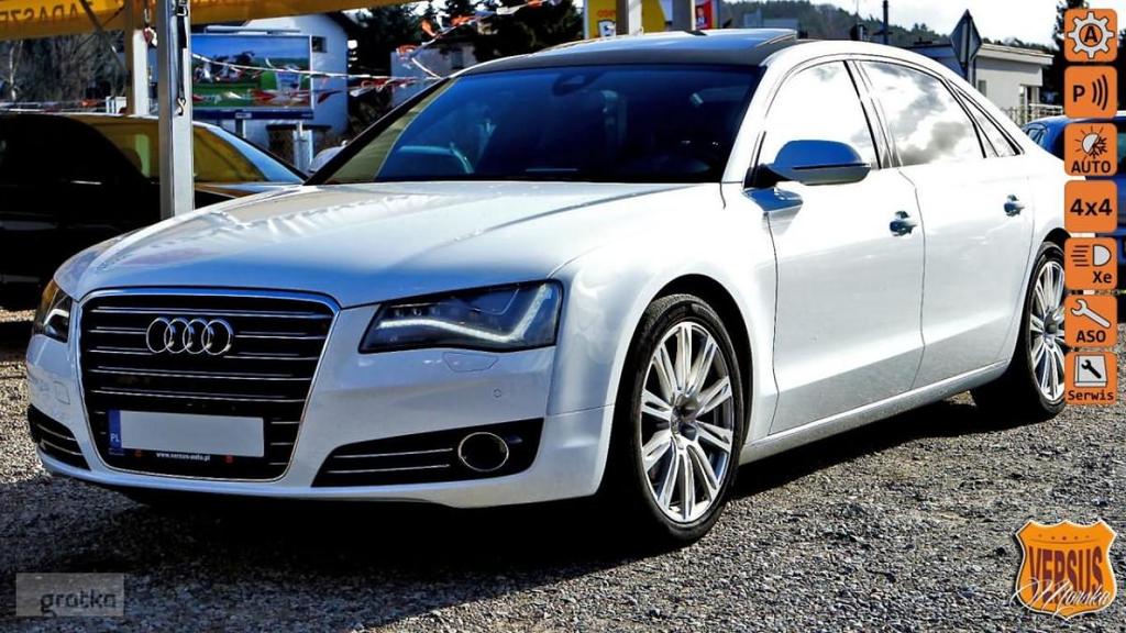 Napęd 4x4 Adres ogłoszenia http://tuningowany.pl/audi-a8-iii-d4-30-tfsi-333-quattro-long,o355 Kontakt Mail: gdynia-morska@versus-auto.