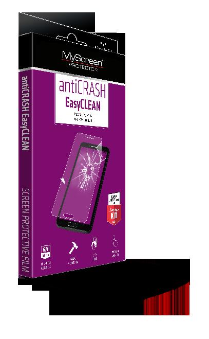 anticrash EasyCLEAN - przeźroczysta folia ochronna imponująco amortyzująca siłę uderzenia, dzięki czemu skutecznie chroni ekran nawet podczas upadku urządzenia.