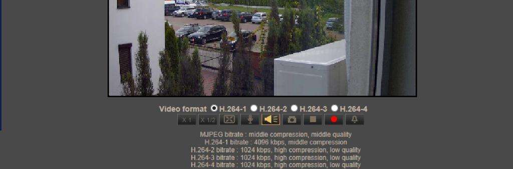 WWW INTERFACE - WORKING WITH IP CAMERA 3.1. Displaying live picture 1.