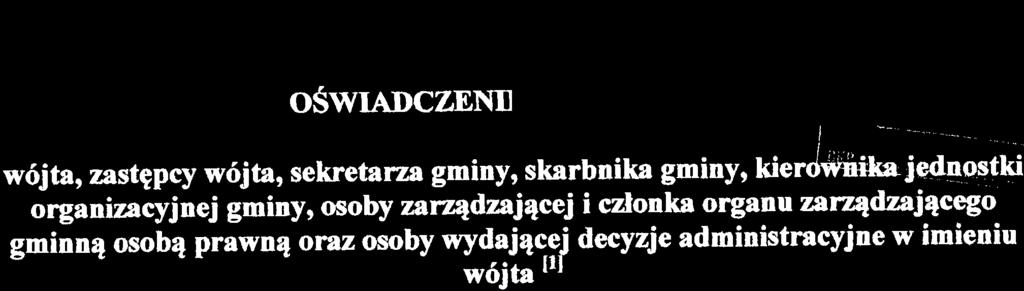 t oswraucznl\u w6jta, zastgpcy w6jta, sekretarza gminy, skarbnika gminy, kierd#iiihiedlostki organizacyjnej gminy, osoby znirzqdza,i4cej i cdonka organu zsn4ilzafilcego gminnq osob4 prawn{ oruzosoby