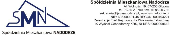 Regulamin Programu Wakacyjna Praca dla Młodych Spółdzielni Mieszkaniowej Nadodrze w Głogowie 1 Założenia Programu 1.