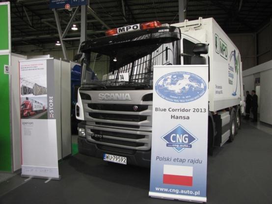 ekologicznych pojazdów CNG, które biorą udział w polskim odcinku rajdu Blue Corridor 2013