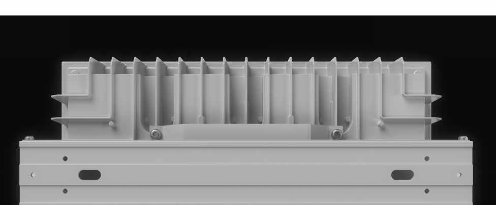 Najwyższa fińska jakość WYTRZYMAŁA KONSTRUKCJA > Korpus oprawy oświetleniowej z aluminium odlewanego ciśnieniowo. > Śruby ze stali nierdzewnej. > Doskonała wytrzymałość mechaniczna.